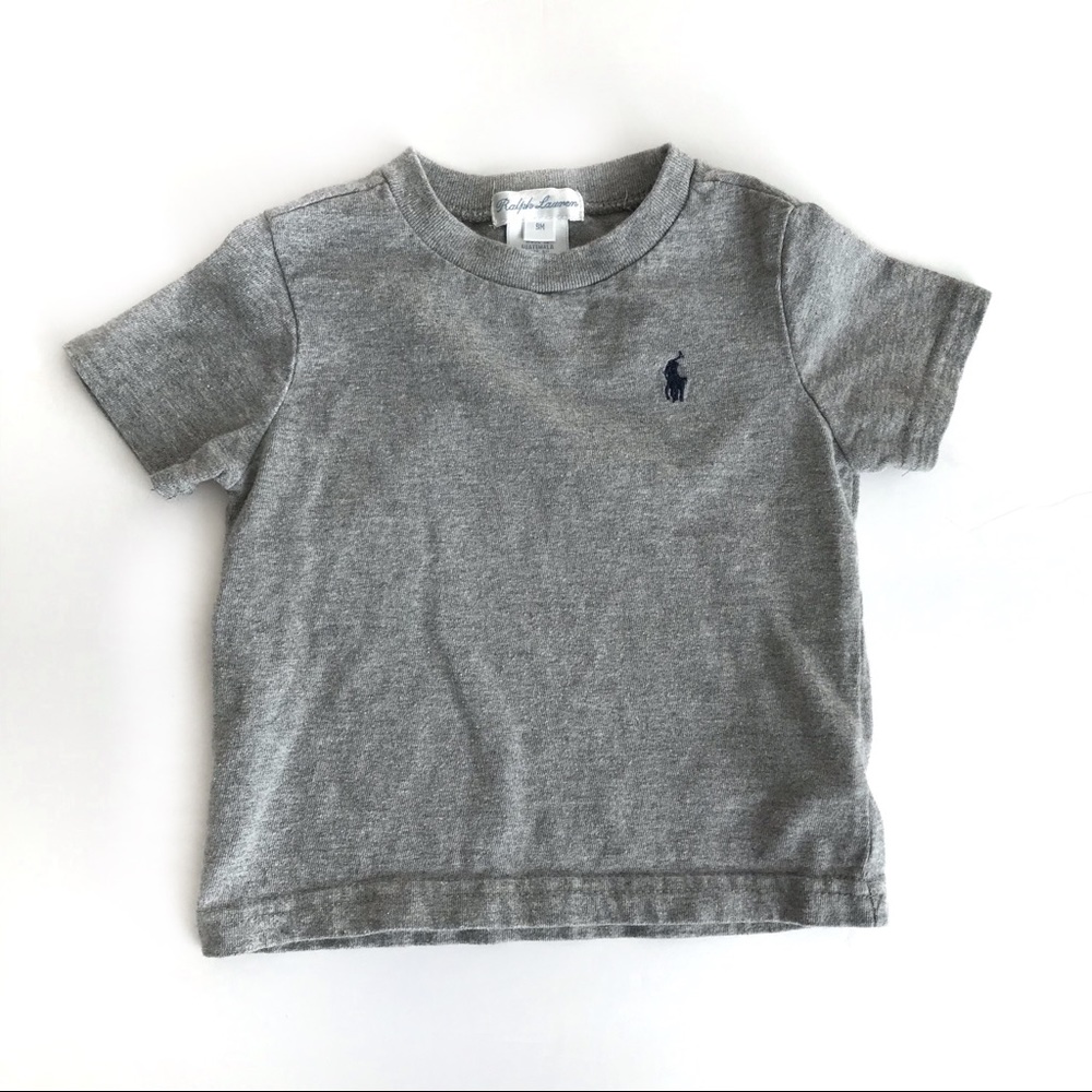Ralph Lauren's classic crewneck tee Grey
